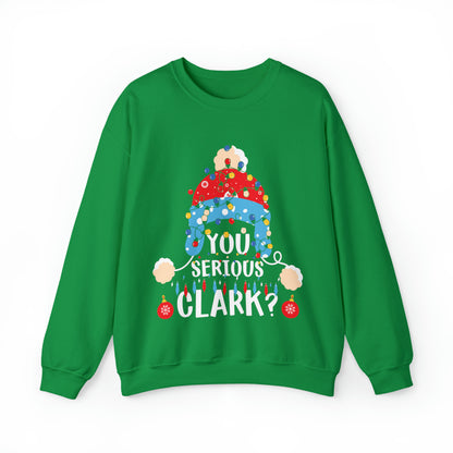 You Serious Clark? with Christmas Lights Sweatshirt