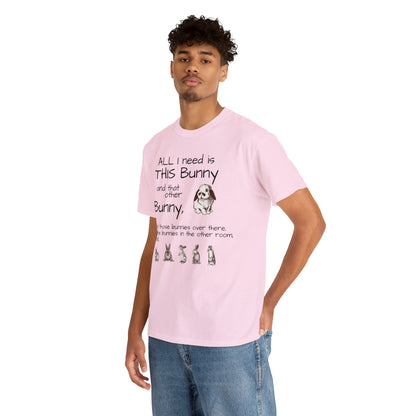 All The Bunnies Rabbit lover Unisex Heavy Cotton Tee