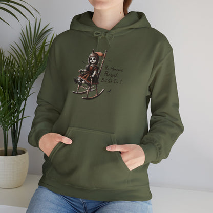 Horrors Persist But So Do I Annabelle Creepy Doll Hoodie Pullover