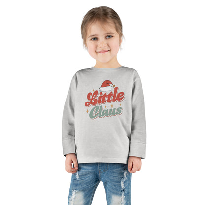 Little Brother/Sister Claus Family Christmas Toddler Long Sleeve Tee