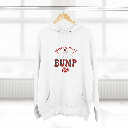 In Love With My Bump Valentine Pullover Hoodie