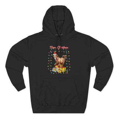 Merry Christmas Horse Pullover Hoodie