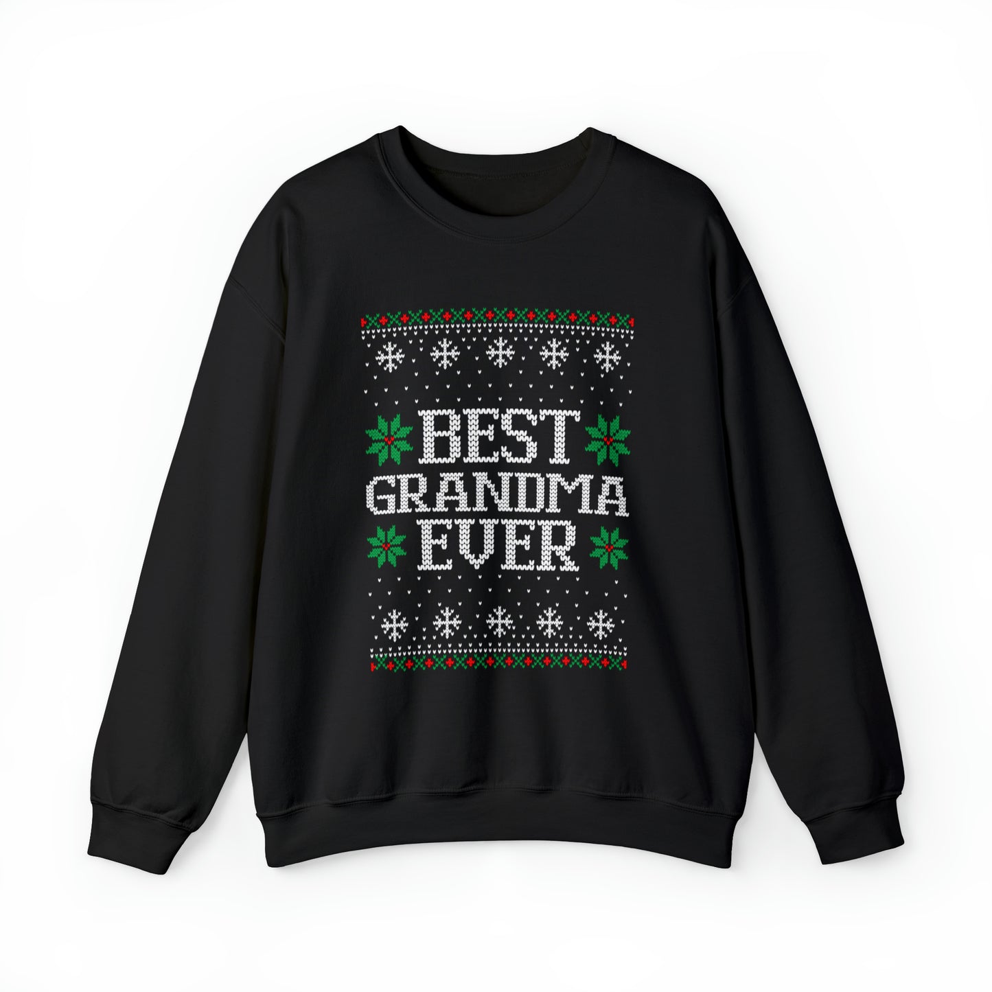 Best Grandma Ever Christmas Ugly Sweater Sweatshirt