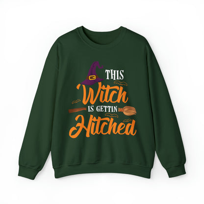 This Witch Is Getting Hitched Wedding Halloween Sweatshirt