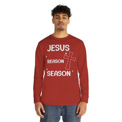 Jesus is the Reason for the Season Christmas Long Sleeve Tee