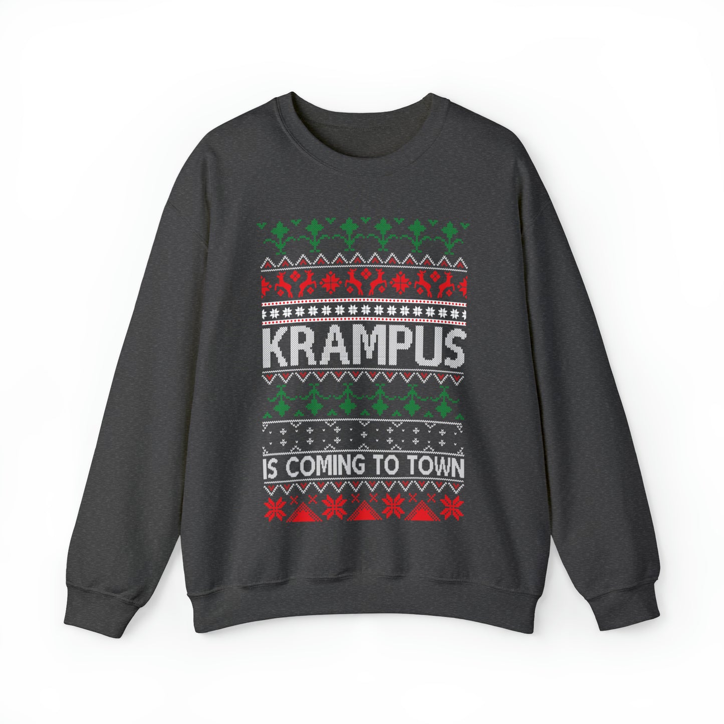 Krampus is Coming to Town Christmas Ugly Sweater Sweatshirt