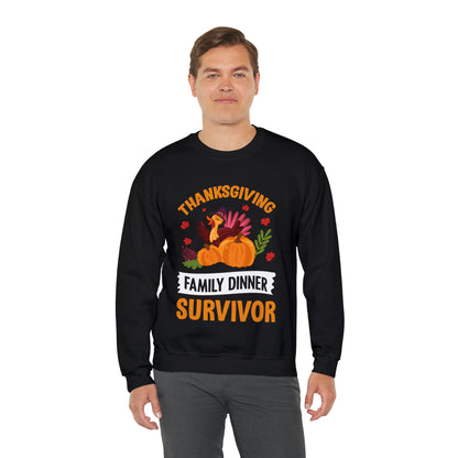 Thanksgiving Family Dinner Survivor Sweatshirt