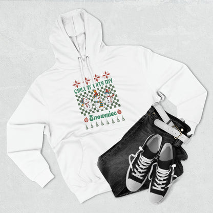 Chillin' With My Snowmies Snowmen Ugly Sweater Pullover Hoodie
