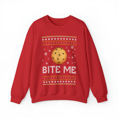 Cookie Bite Christmas Ugly Sweater Sweatshirt