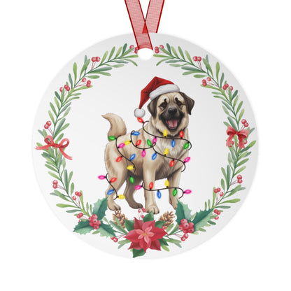 Anatolian Shepherd Dog in Lights Ornament
