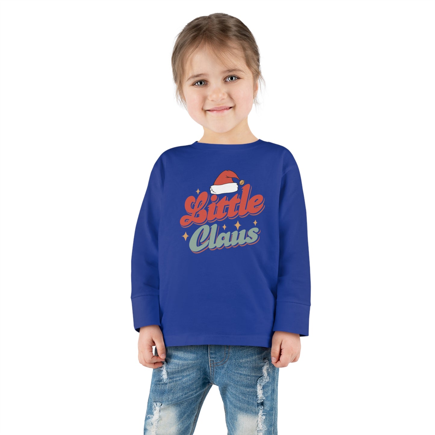 Little Brother/Sister Claus Family Christmas Toddler Long Sleeve Tee