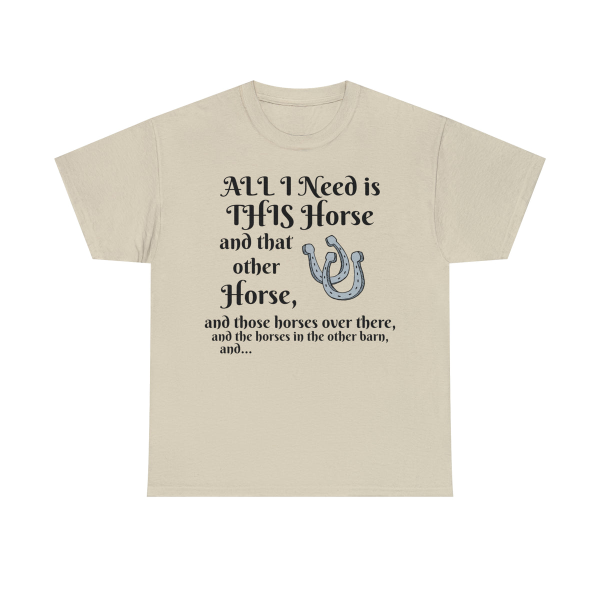 All the horses shirt Unisex Heavy Cotton Tee