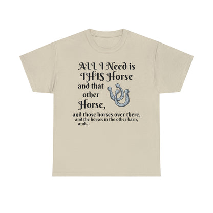All the horses shirt Unisex Heavy Cotton Tee