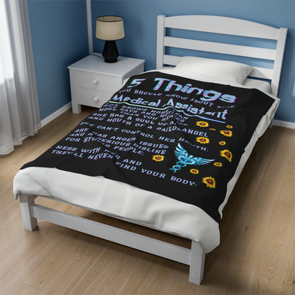 5 Things You Should Know Medical Assistant Design 1 Plush Blanket