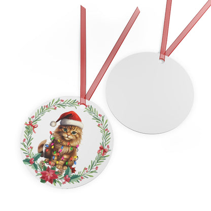 Persian Cat in Lights Ornament