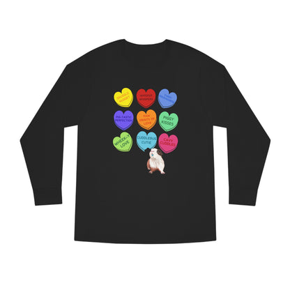 Guinea Pig Sweethearts Valentine Long Sleeve T-shirt