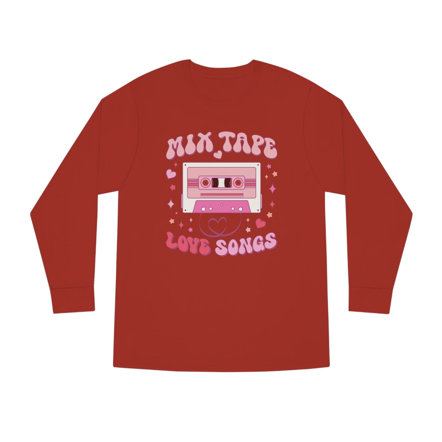 Mix Tape Love Songs Valentine Long Sleeve T-shirt