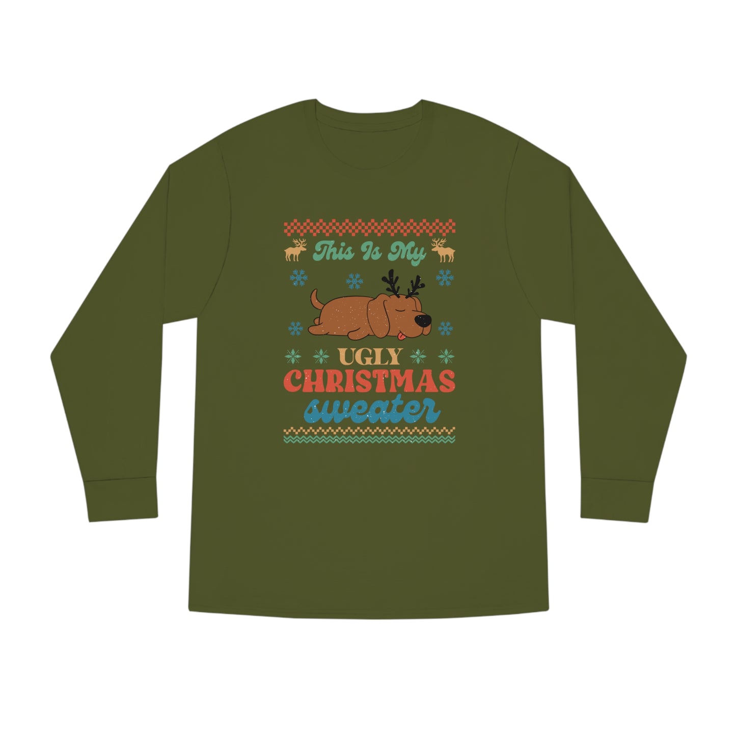 Labrador This is My Ugly Christmas Sweater Long Sleeve Tee