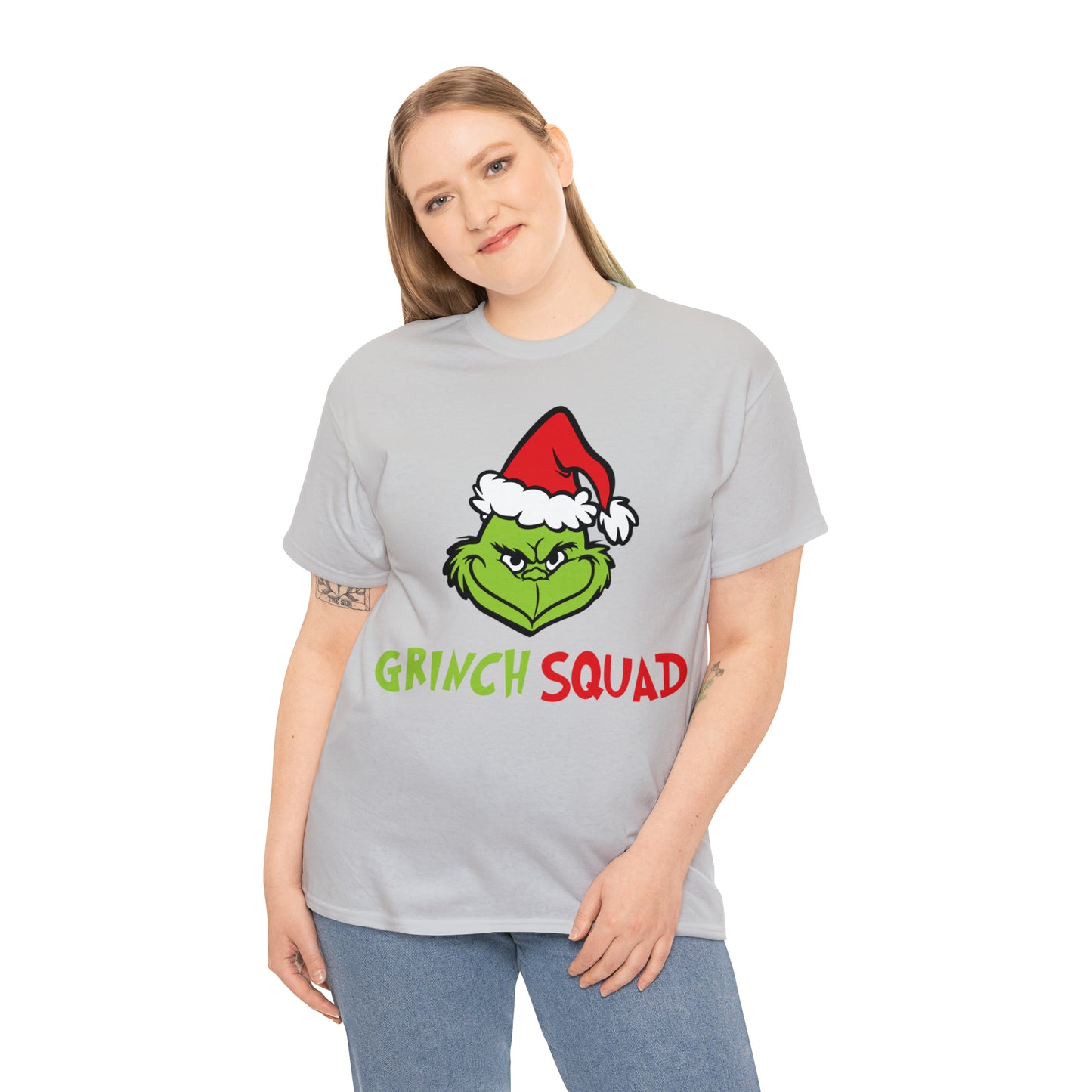 Grinch Squad Christmas Short Sleeve Tee