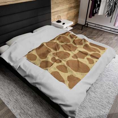 Giraffe Skin Print Pattern Blanket