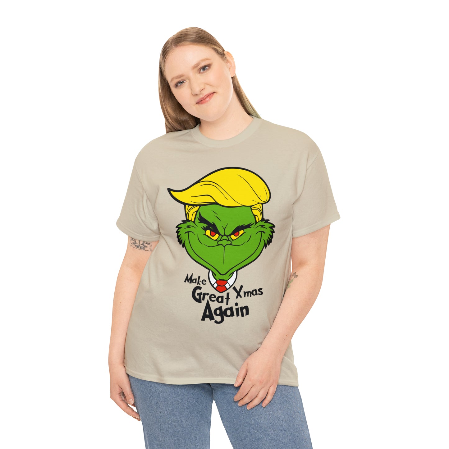 Make Xmas Great Again Grinch Christmas Short Sleeve Tee