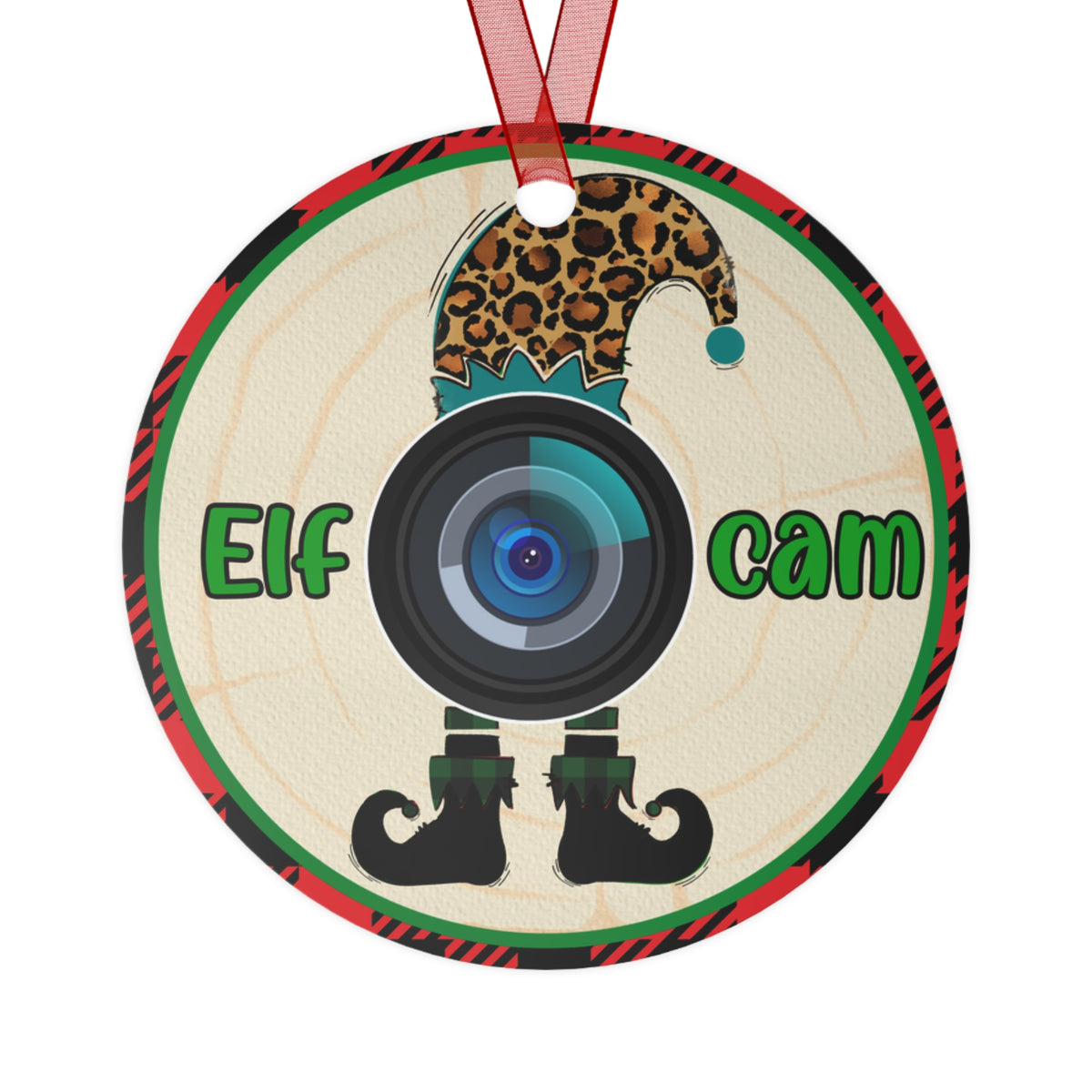 Boy Elf Cam Camera Ornament