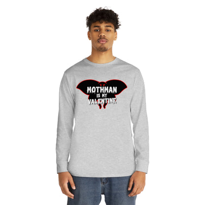 Mothman is My Valentine Long Sleeve T-shirt