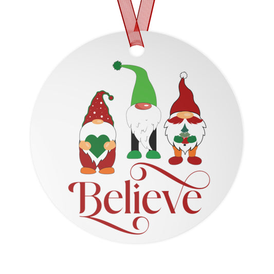 Believe Gnomes Ornament