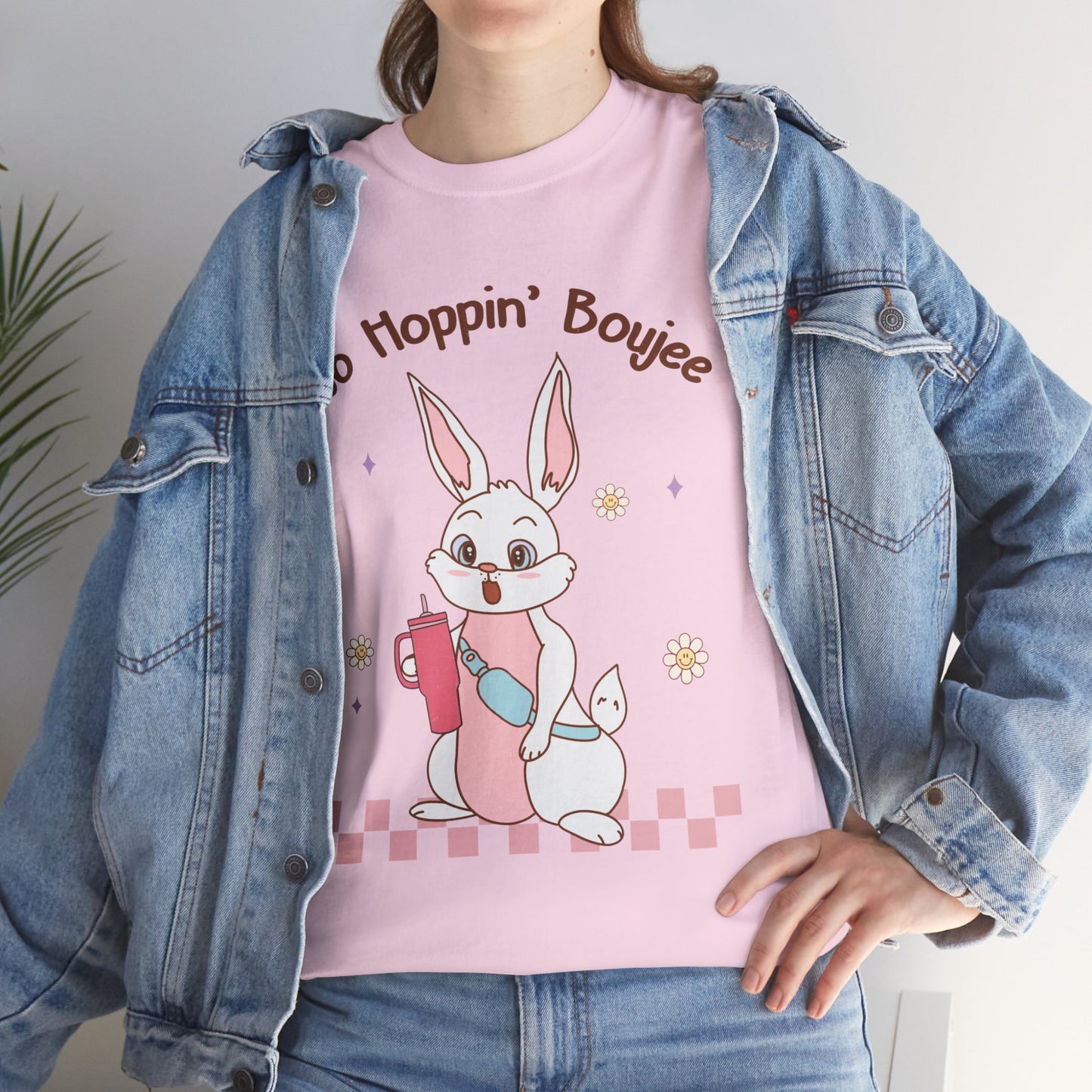 So Hoppin' Boujie Rabbit Easter Short Sleeve Tee