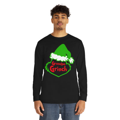 Grandpa Grinch Christmas Long Sleeve T-Shirt