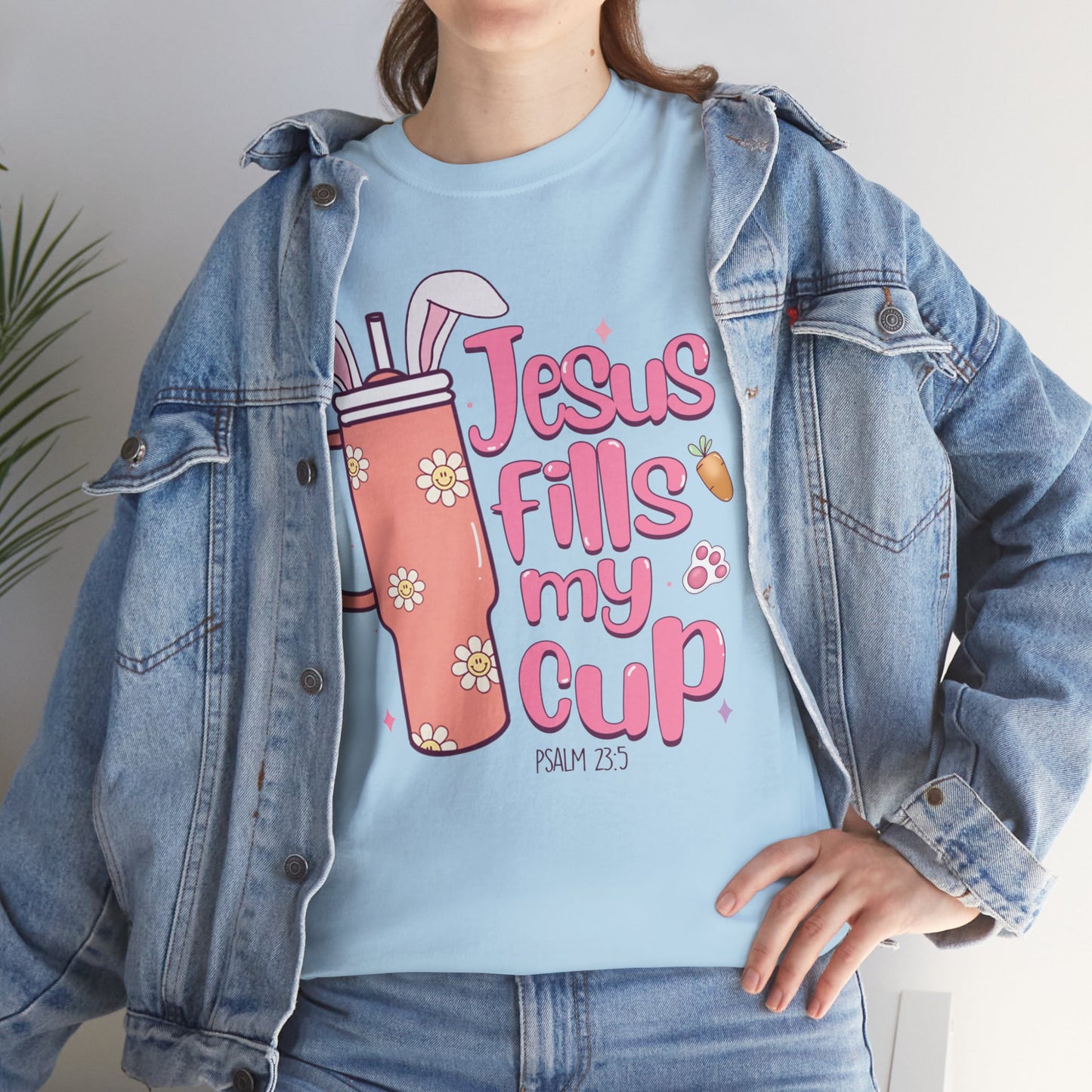 Jesus Fills My Cup Easter Short Sleeve Tee