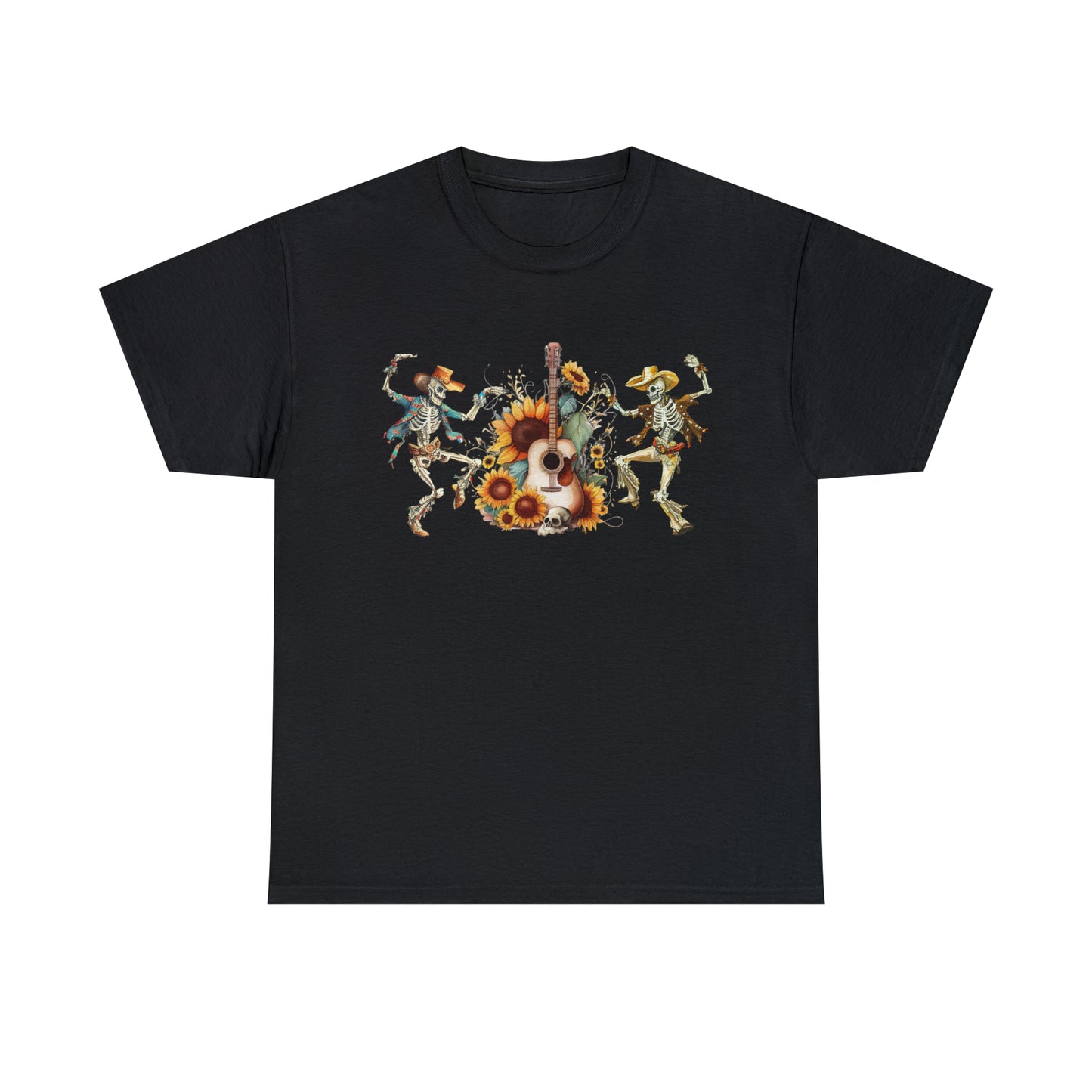 Western Dancing Skeletons Short Sleeve Tee