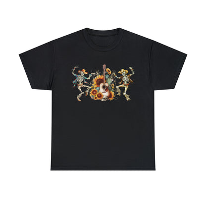 Western Dancing Skeletons Short Sleeve Tee