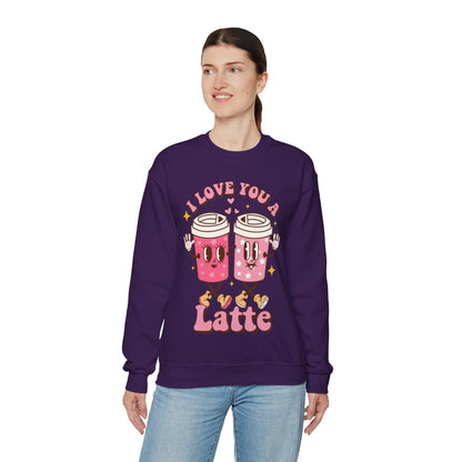 I Love You a Latte Valentine Sweatshirt