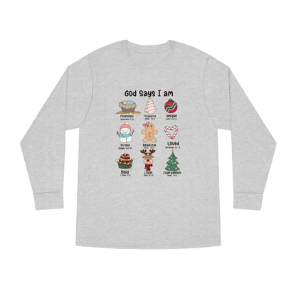 God Says I Am Christmas Long Sleeve T-shirt