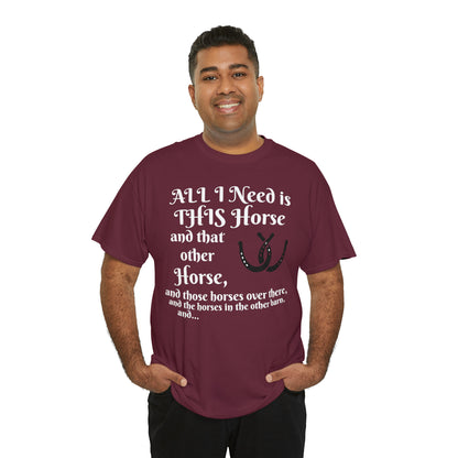 All the horses shirt Unisex Heavy Cotton Tee