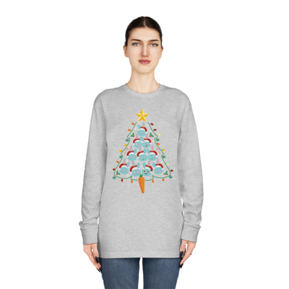 Rabbit Christmas Tree Christmas Long Sleeve T-Shirt