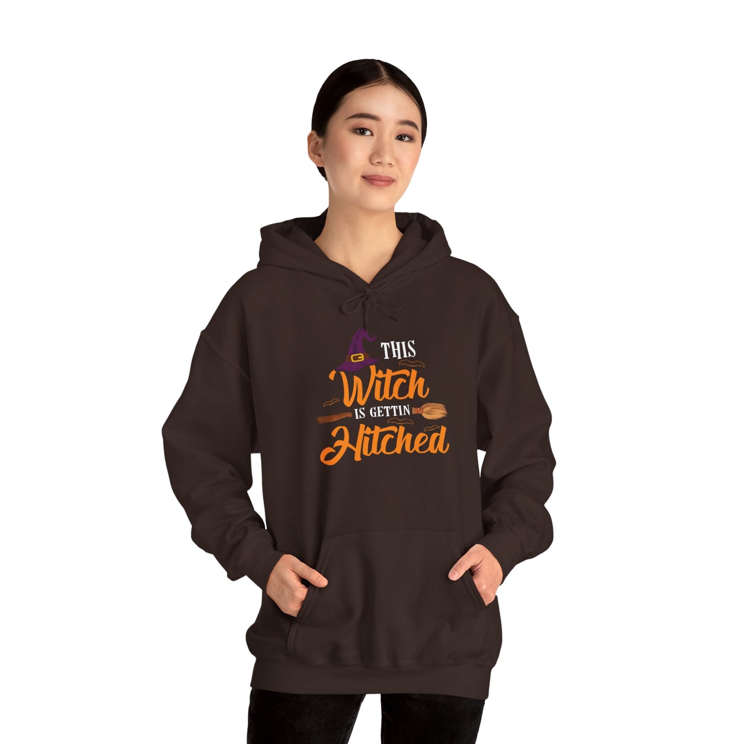 This Witch Is Getting Hitched Wedding Halloween Pullover Hoodie