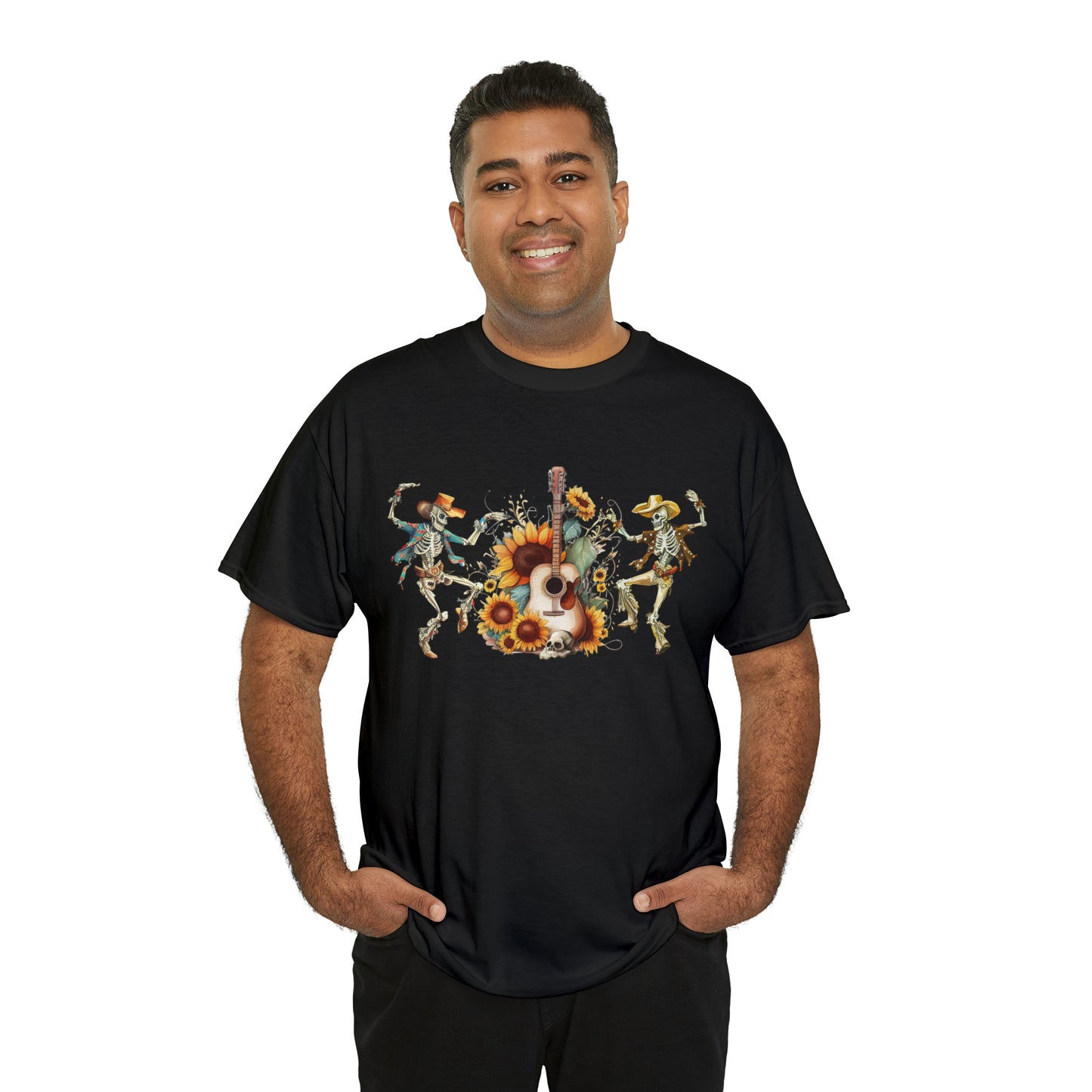 Western Dancing Skeletons Short Sleeve Tee