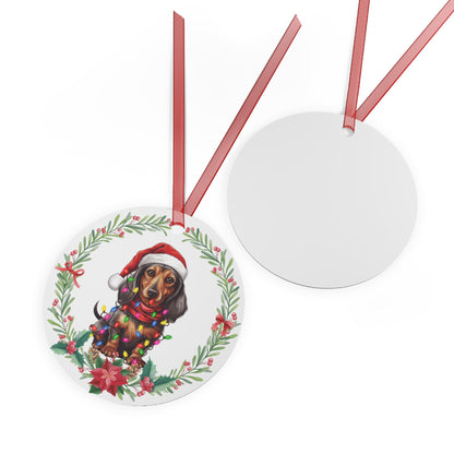 Dachshund Dog in Lights Ornament