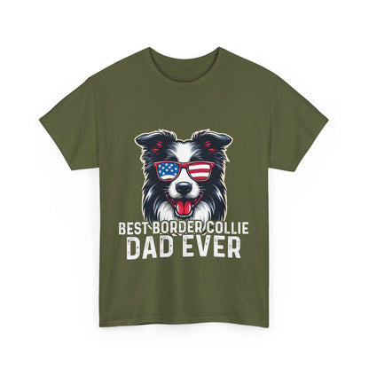 Best Border Collie Dad Ever Short Sleeve Tee