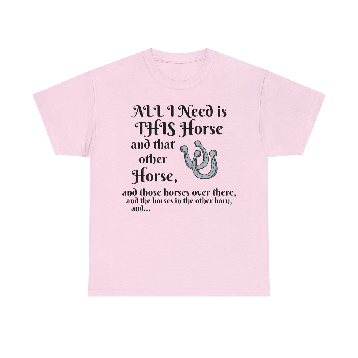 All the horses shirt Unisex Heavy Cotton Tee