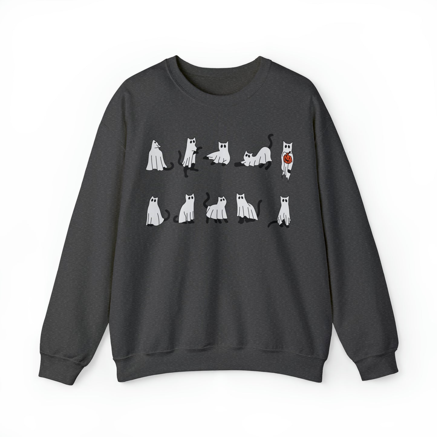 Ghost Cats Halloween Sweatshirt