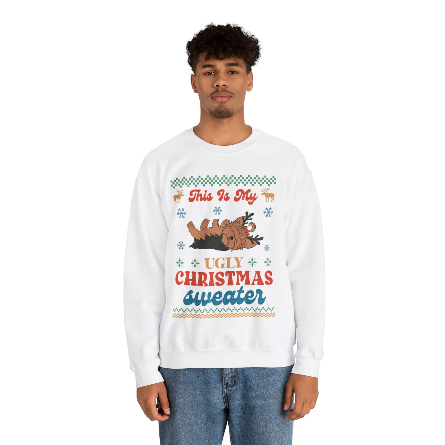 Yorkshire Terrier Yorkie This is My Ugly Christmas Sweater Sweatshirt