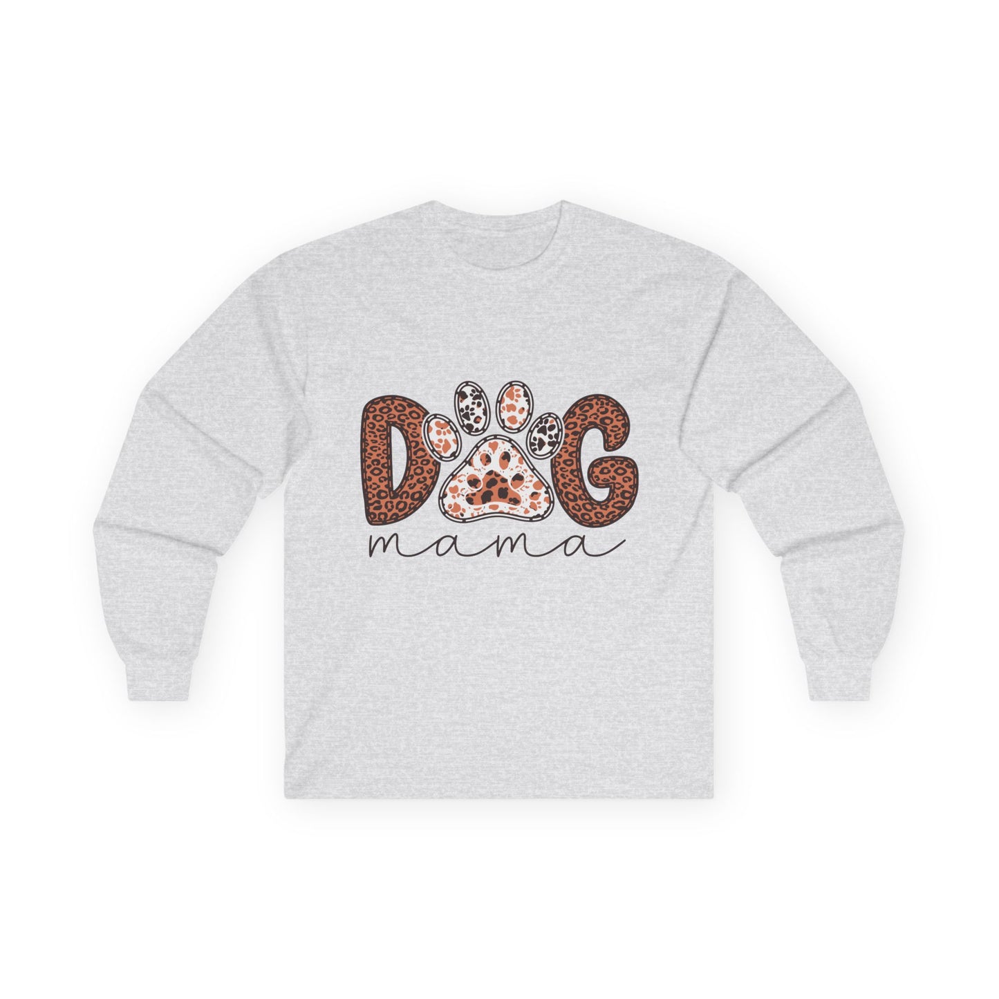 Dog Mama Paw Long Sleeve T-shirt
