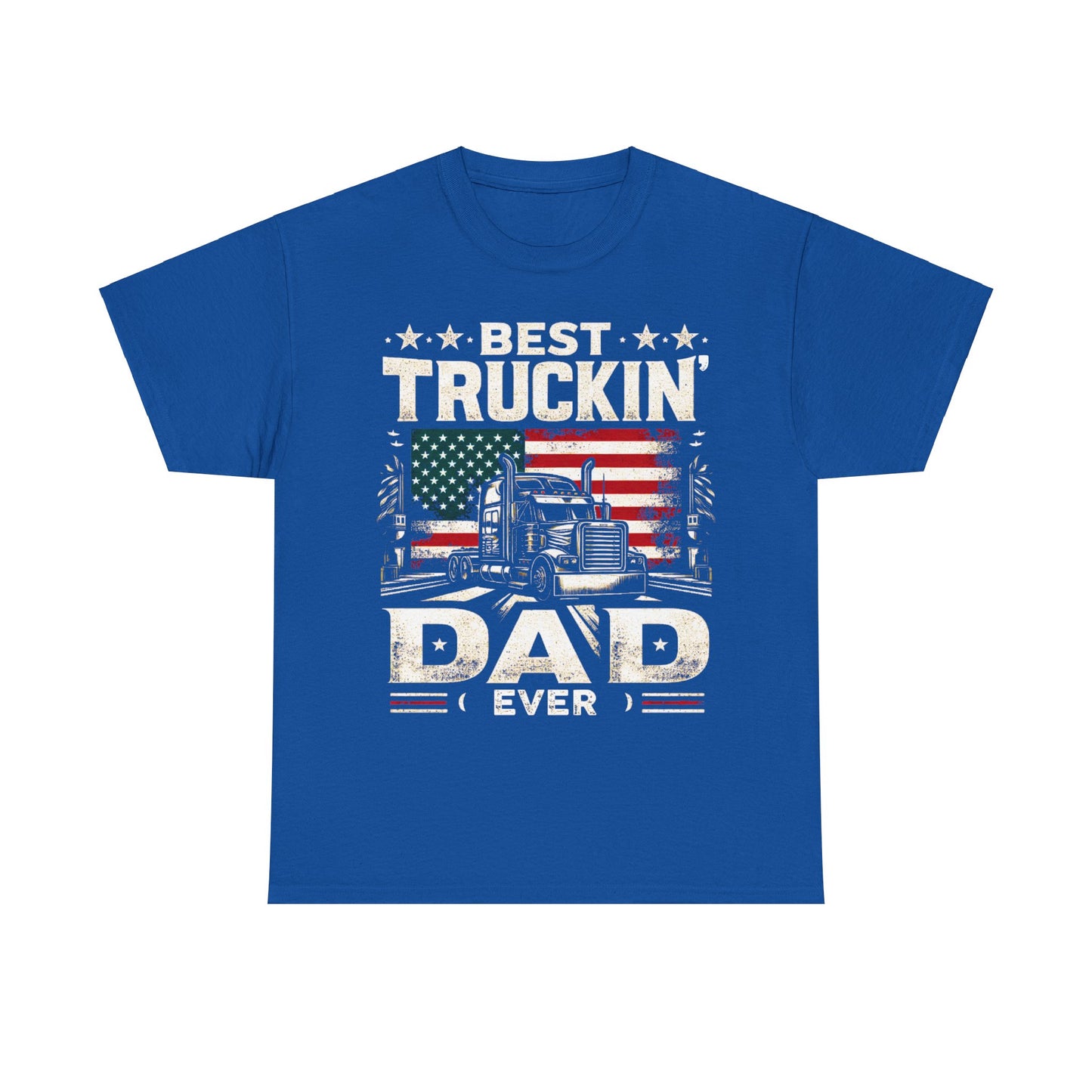 Best Truckin' Dad Ever Short Sleeve Tee