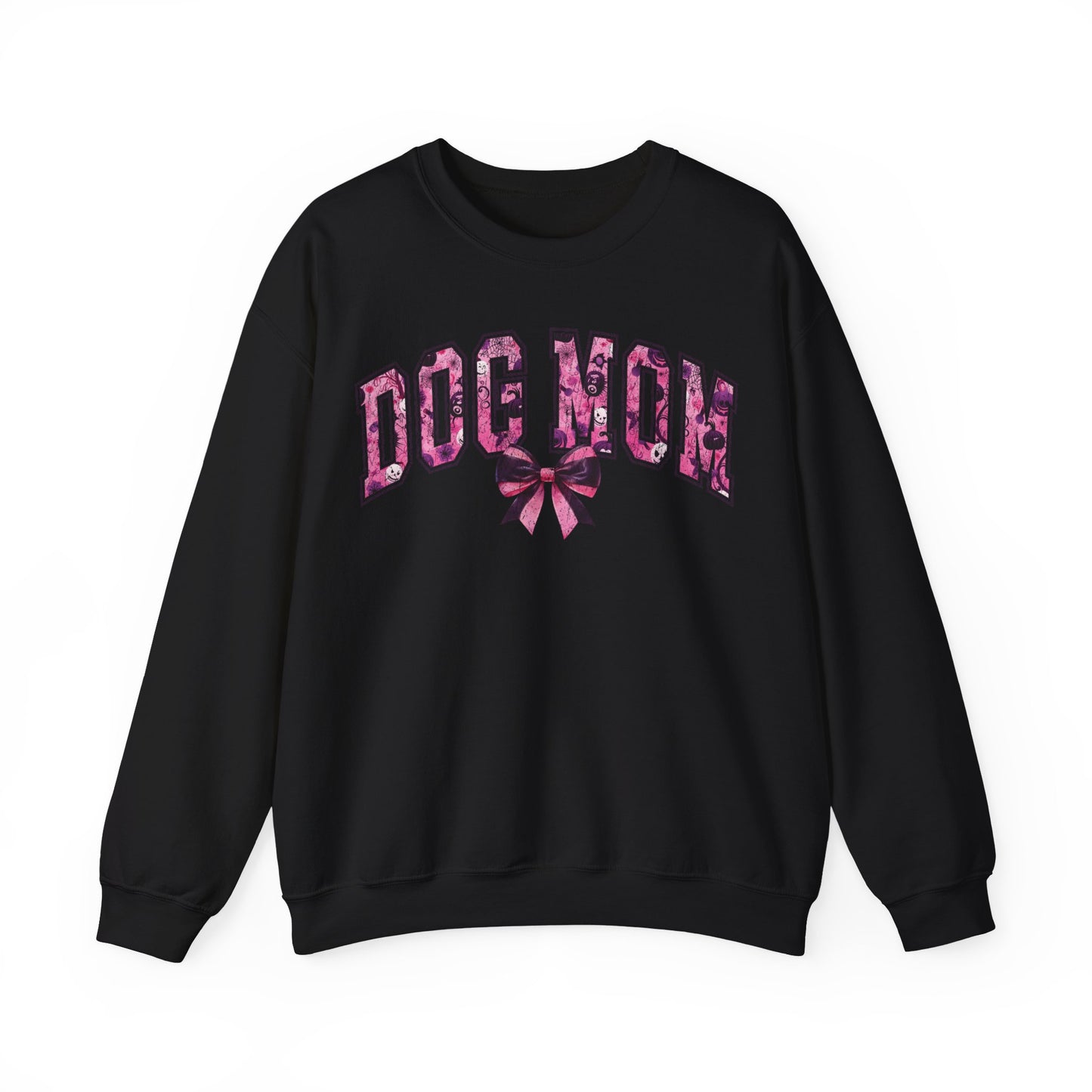 Halloween Pink Dog Mom Sweatshirt