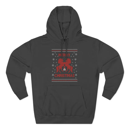 Merry Christmas Horses Christmas Ugly Sweater Pullover Hoodie