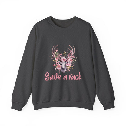 Save a Rack Deer Breast Cancer Sweatshirt