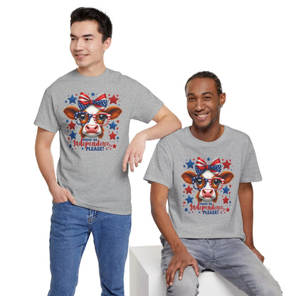 Moo-re Independence Please Short Sleeve Tshirt